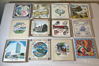 Lot #2 Of 6' Souvenir Tiles/Trivets