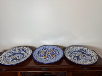 Trio Of Tunisian Plates