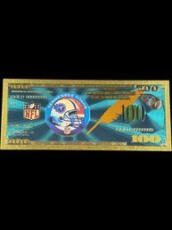 Collectible NFL Tennessee Titans Gold Foiled Bill