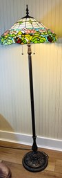 Reproduction Stained Glass Floor Lamp
