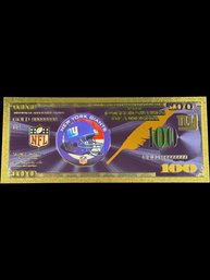 Collectible NFL New York Giants Gold Foiled Bill