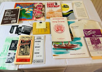 Assortment Of Travel Ephemera From 1950s-70s