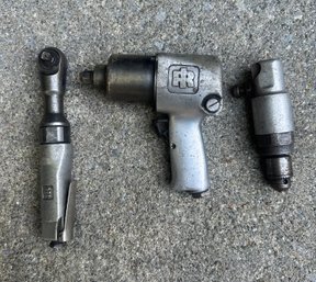 Inqursoil Rand #231 Impact Wrench, Ampro A 4131 3/8 Pro Air Ratchet & Impacting Chuck