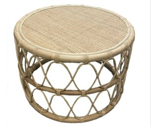 Serena & Lily Rattan Bamboo Table  - See All Photos