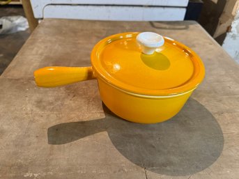 Marigold Descoware Enameled Pot