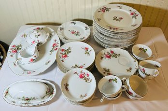 Rose Themed China - Large Lot, Vintage
