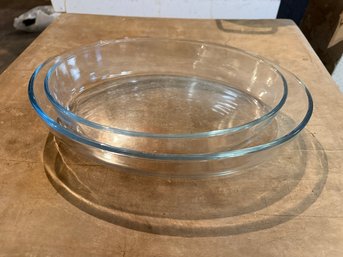 Pair Of Borcam Glass Baking Dishes