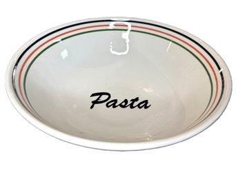 Giant Pasta Bowl Handcrafted In Italy