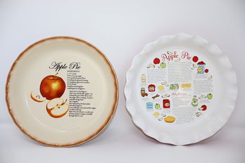 2 Apple Pie Baking Dishes