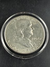 1962-D Ben Franklin Silver Half Dollar