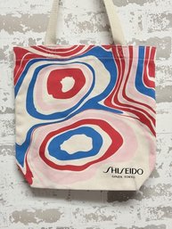 Shiseido Ginza Tokyo Suminagashi Canvas Tote Bag