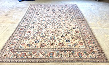 A Vintage Hand-Woven Area Rug - 12' 3' X 8' 7'