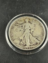 1937 Walking Liberty Silver Half Dollar