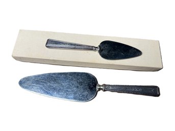 Pair Of Sterling Handled Cake Or Pie Servers