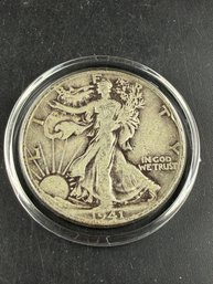 1941-D Walking Liberty Silver Half Dollar