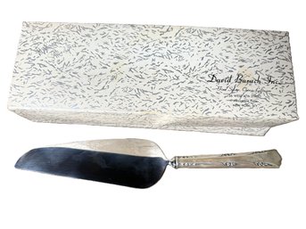 Gorham Sterling Handled Pie Server With Original Box