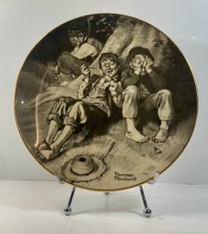 Lot Of 2 Norman Rockwell Limited Edition Display Plates