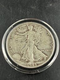 1945-S Walking Liberty Silver Half Dollar