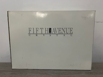 Set Of 3 Vintage Fifth Avenue Crystal Pillars