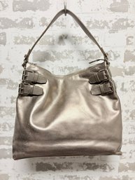 Fantastic Cole Haan Large Avery Hobo Handbag In A Pewter Leather Finish