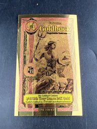 1/4 Florida Goldback 1/4000 Troy Ounce 24K Gold