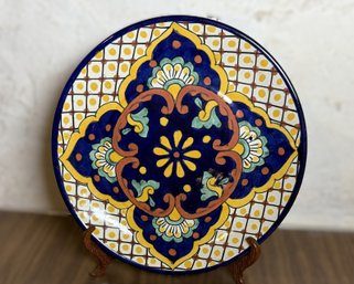 Mexican Tonala Pottery Plate