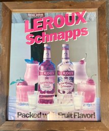Vintage 1970s Leroux Schnapps Bar Display