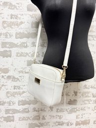 Paul Costelloe Genuine White Leather Crossbody Box Bag