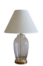Clear Glass Table Lamp