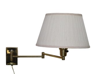 Brass Swing Arm Wall Lamp
