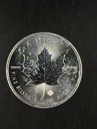 1 OZ .999 Fine Silver Maple Leaf