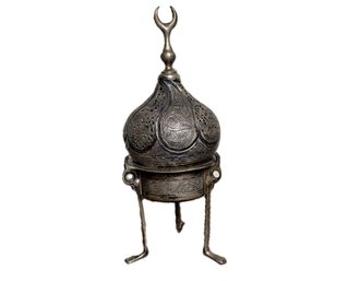 Vintage Silver Incense Burner By Saad Of Egypt