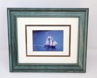 1996 Classic Topsail Schooner Photograph - Signed By Artist