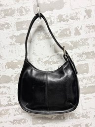 Rare Vintage Coach 9025 Black Leather Shoulder Bag - Ergo 3073