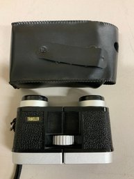 Vintage Traveller 3 X 28 Compact Sports Opera Glasses Binoculars Made In Japan With Plastic Holder