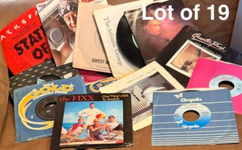 Lot Of 19 Vinyl 46s - Michael Jackson W/ Mick Jagger, Robert Plant & More!!