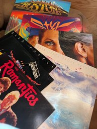 6 Vinyl LPs - Boston, Rush, Styx (2), Deep Purple & The Romantics