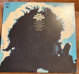 Vintage Vinyl Record Of Bob Dylan's Greatest Hits