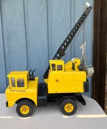 Vintage 1970s Tonka Pressed Steel Classics Wrecking Mighty Crane Truck With Bucket