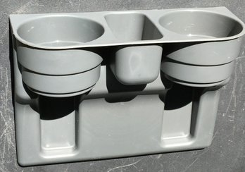 #3 Seat Wedge Auto Home Truck Car Cup Holder Organizer - New Old Stock