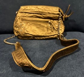 MUDD Bronze Gold Studded Handbag Purse