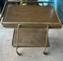 MCM Two-Tier Bar Cart
