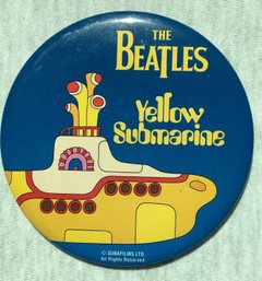 Original Vintage 1968 The Beatles Yellow Submarine Movie Pin / Pin-back