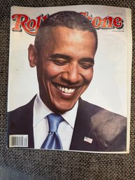 Vintage Copy Of Rolling Stone Magazine Featuring Barack Obama On The Cover