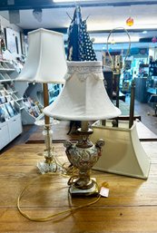 Lot Of 3 Vintage Table/Desk Lamps