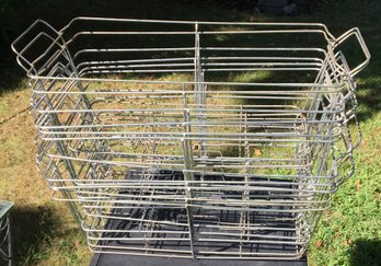 Stack Of 21 Food Catering Tray Carrying Frames
