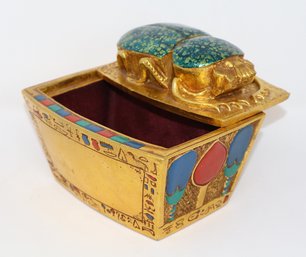 Striking Vintage Artisans Guild International Scarab Box