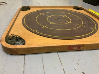 Antique Wooden Frame 1900s Carrom Company Combination Game Board