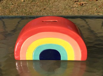 Vintage Rainbow Coin Dime Bank