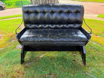 Antique Custom-made Hall Bench From Antique Carriage Bench